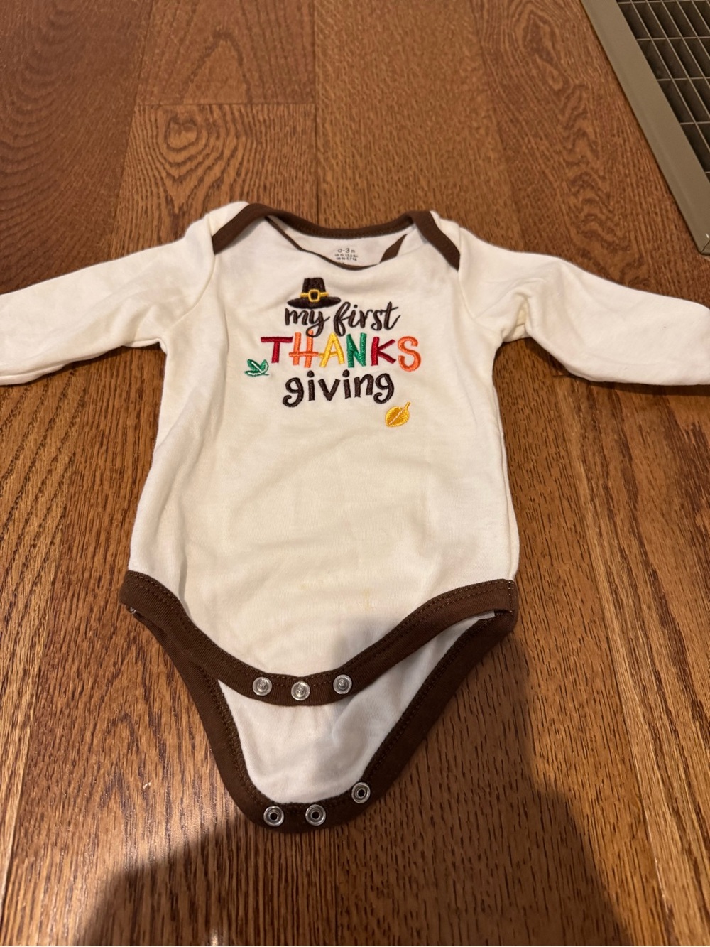“My First Thanksgiving” & Assorted 0-3 Month Bundle